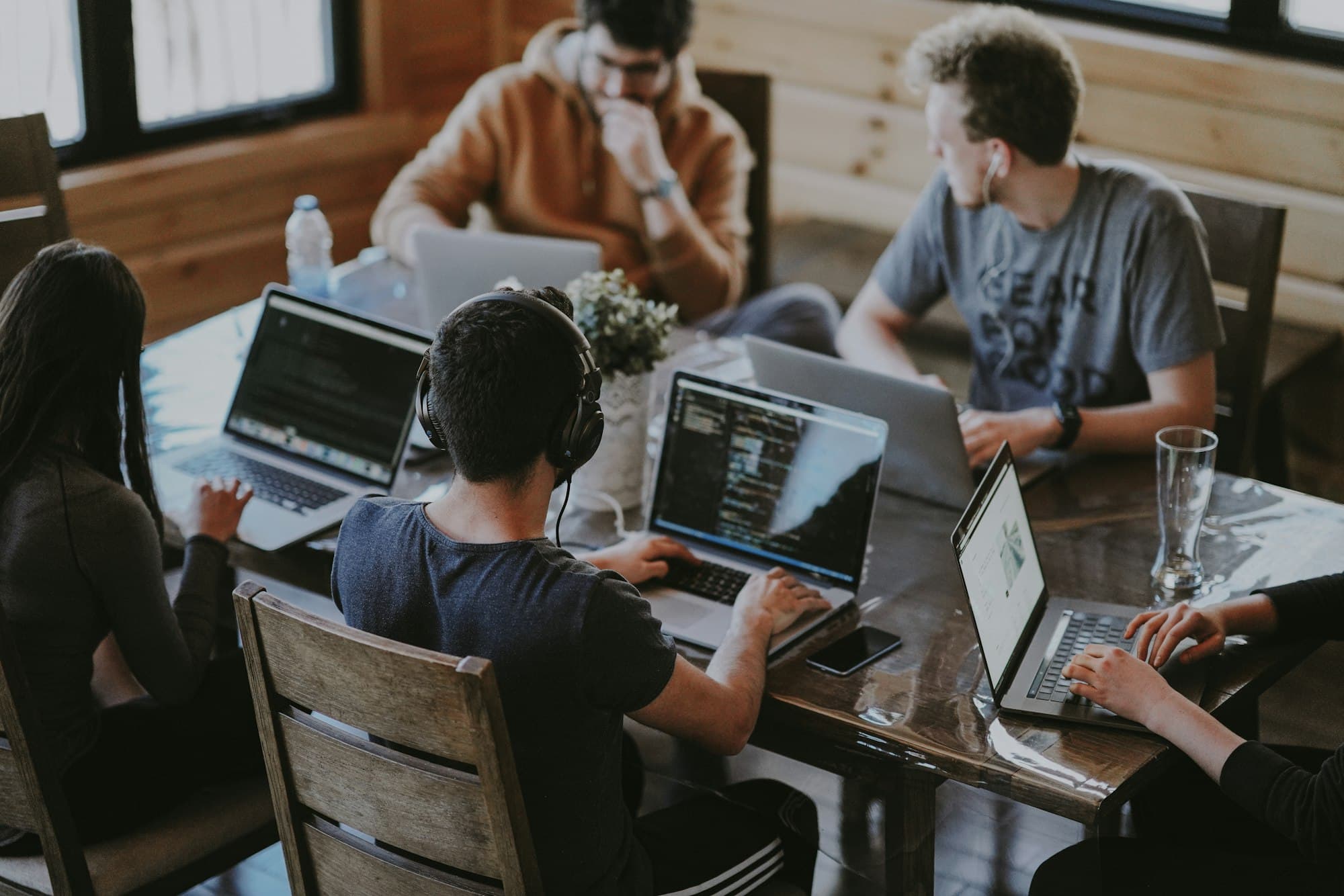 LuneCode engineering team collaborating